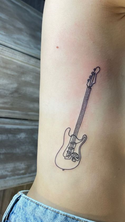 Small Rockstar Tattoo, Musical Inspired Tattoos, Tattoo Ideas For Musicians, Unique Grunge Tattoos, Indie Music Tattoo, Rock Inspired Tattoos, Music Flash Tattoo, Rock Music Tattoo Ideas, Tattoo Ideas Rock