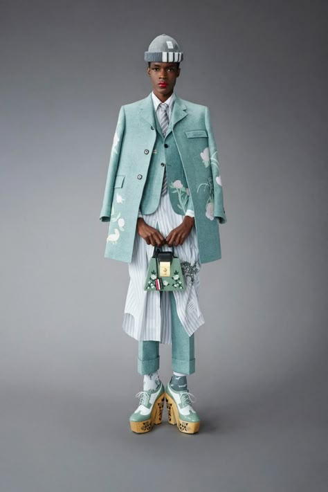 2022 2023 Fashion Trends, Thom Browne Suit, Thom Browne Menswear, Tom Brown, 2023 Fashion Trends, Male Fashion Trends, Mens Fall, Trends 2022, Runway Collection