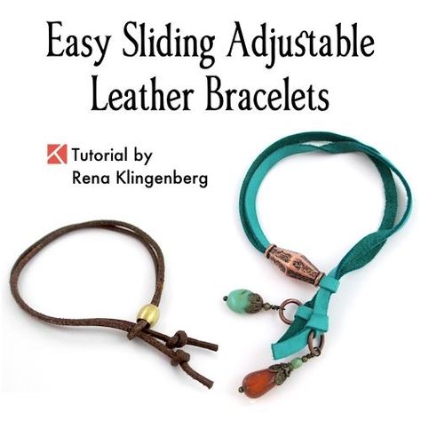 Leather Bracelet Tutorial, Leather Inspiration, Leather Jewelry Diy, Journal Making, Diy Jewelry Tutorials, Cord Jewelry, Jewelry Knots, Easy Diy Jewelry, Braided Leather Bracelet