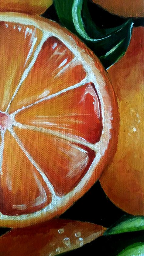 Painting Of Oranges, Instagram Page, Oil Painting, Paint, Orange, Water, Instagram