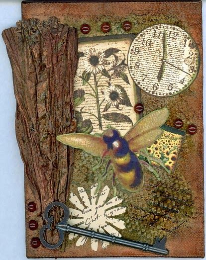 SOLD! Paper Artsy, Collage Art Projects, Mixed Media Journal, Original Collage, Assemblage Art, Mixed Media Art Journaling, Artist Trading Cards, Mixed Media Artists, Mail Art