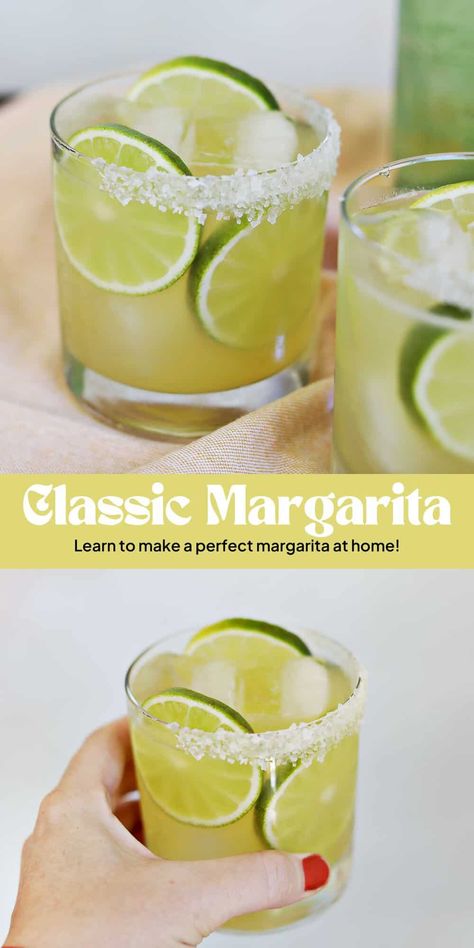 Margarita Cocktail - A Beautiful Mess Margarita Mix Recipe, Mezcal Margarita, Homemade Margaritas, Margarita Day, Margarita Salt, Tequila Recipe, Coconut Margarita, Traditional Margarita, Margarita On The Rocks