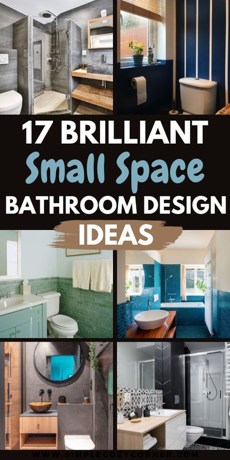 small space bathroom design ideas Bathroom Ideas For Small Spaces, Full Bathroom Ideas, Small Full Bathroom Ideas, Beautiful Powder Rooms, Small Space Bathroom Design, Small Full Bathroom, Cozy Bathroom, Colorful Shower Curtain, Bathroom Design Layout