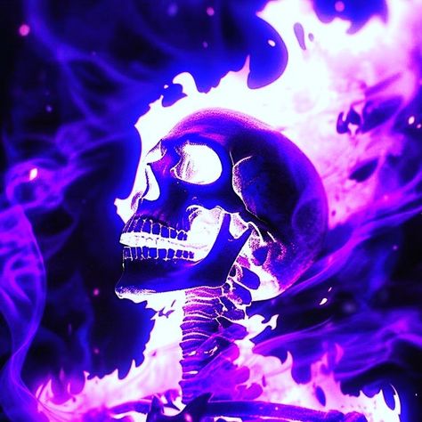 Skeleton Art Purple, Cool Discord Pfp, Black And Purple Aesthetic, Skull Pfp, Skeleton Pfp, Best Pfp, Purple Pfps, Neon Purple Aesthetic, Funny Vines Youtube