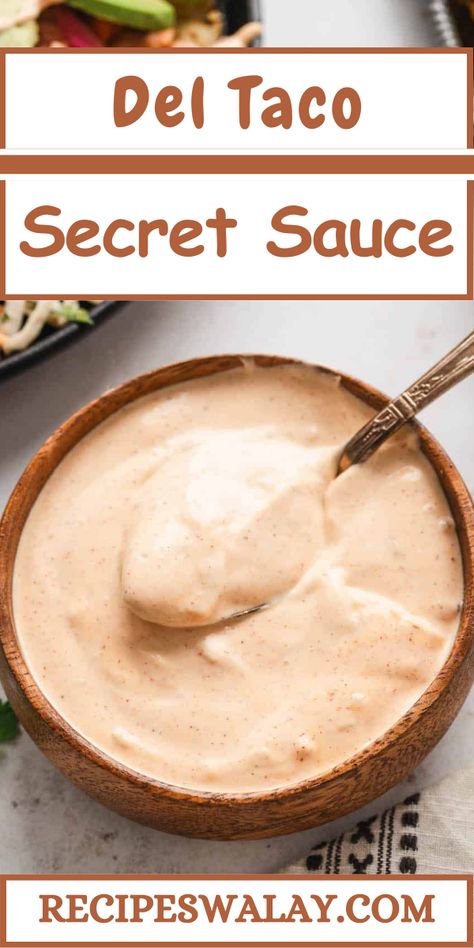 If you've ever sunk your teeth into a Del Taco Secret Sauce Recipe or burrito, you know that half the magic lies in their creamy, zesty secret sauce. Del Taco Secret Sauce, Del Taco Secret Sauce Recipe, Creamy Taco Sauce, Secret Sauce Recipe, Del Taco, Popular Side Dishes, Taco Sauce, Paneer Recipes, Secret Sauce