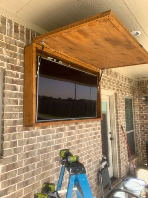 Outdoor Tv Cabinet, Kitchen Design Layout, Outdoor Kitchen Design Layout, Backyard Remodel, Outdoor Tv, Outdoor Decor Backyard, Backyard Makeover, Backyard Patio Designs, Outdoor Kitchen Design