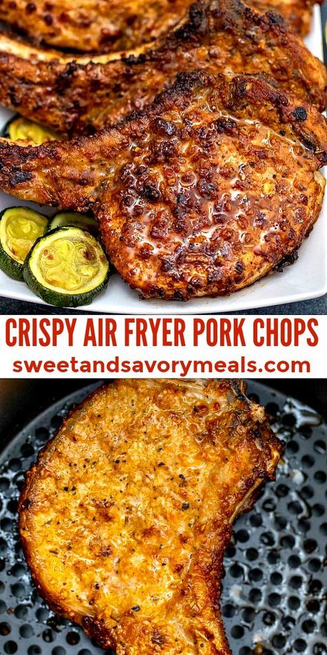 Air Fryer Recipes Pork Chops, Air Fry Pork Chops, Air Fryer Recipes Pork, Air Fryer Pork, Air Fryer Pork Chops, The Best Air Fryer, Pork Chop Recipes Baked, Best Air Fryer, Air Fried Food