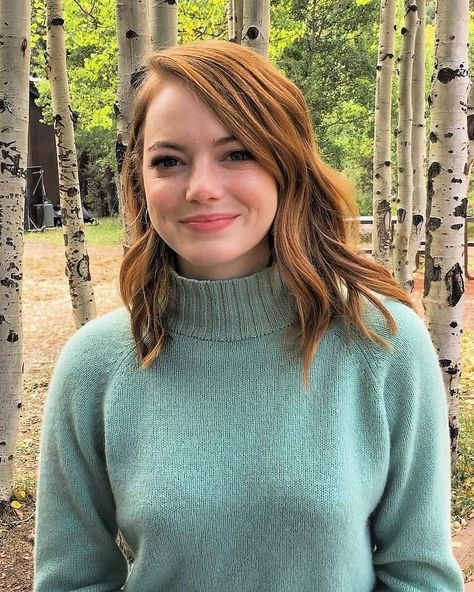 Cinema & Séries on Instagram: “Emma Stone 💕” Emma Stone Hair, Emma Stone Style, Alicia Vikander, Actrices Hollywood, Emma Stone, Gal Gadot, American Actress, Celebrities Female, Redheads