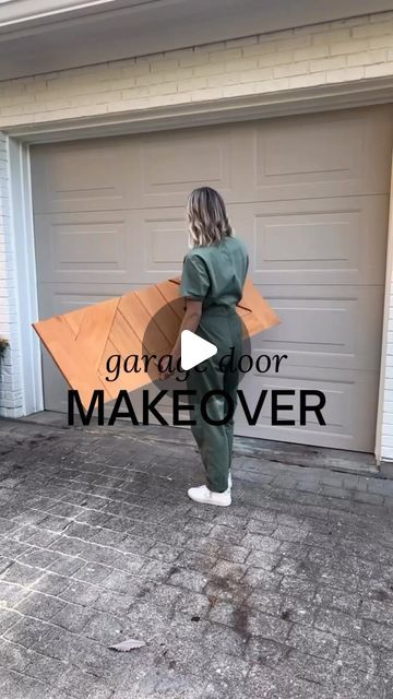 GarageSkins on Instagram: "Yes, it’s that simple. Makeover your existing garage door in a snap, no tools necessary. Shop now at GarageSkins.com" Garage Door Trim Ideas, Garage Into Bedroom, Paint Garage Door, Garage Doors Ideas, Garage Door Trim, Garage Bathroom, Garage Door Makeover, Garage Door Design, Door Trims