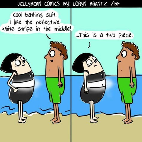 Cool bathing suit! I like the reflective white stripe in the middle! This is a two piece. Loryn Brantz, Pale People, Christian Memes, Up Book, Memes Humor, True Facts, Funny Tweets, Funny Signs, Funny Comics