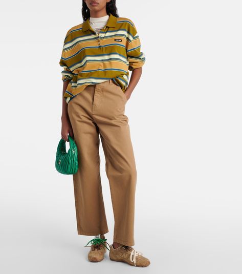 Miu Miu New Balance Outfit, Sporty Brown Mid-top Sneakers, Miumiu Newbalance, Suede Sneakers Outfit, Brown Sneakers Outfit, Designer Brown Miu Miu Bag, Outfit Bord, Miu Miu Shoes Sneakers, Miu Miu Sneakers