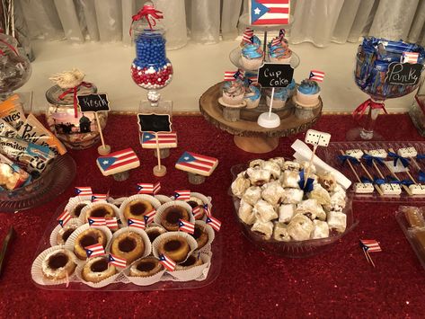 Puerto Rico Theme Party Ideas, Puerto Rican Birthday Party Theme, Puerto Rico Themed Birthday Party, Puerto Rican Food Wedding, Puertorican Theme Party, Puerto Rico Birthday, Puerto Rican Christmas, Havana Nights Party, Restaurant Catering