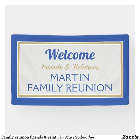 Family Reunion Banners, Outdoor Banners, Custom Banners, Wedding Color Schemes, Family Reunion, Perfect Party, Banners Signs, Welcome Sign, Banners