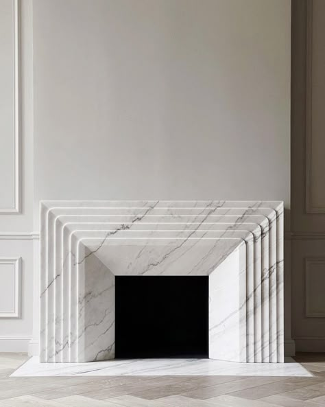 Art Deco Fireplace Surround, Onyx Fireplace, Marble Fireplace Mantle, Mirror Fireplace, Art Deco Fireplace, Marble Fireplace Mantel, Marble Fireplace Surround, Study Interior Design, Artistic Furniture