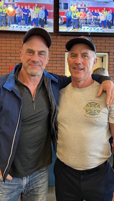 Chris Meloni & Robert John Burke Robert John Burke, Christopher Meloni, Chris Meloni, Celebrities, Quick Saves, Art