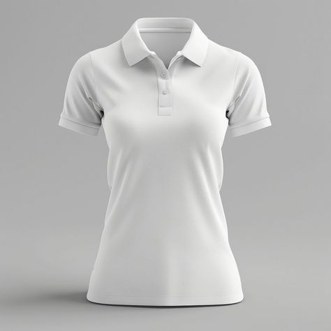 White polo shirt mockup apparel clothing t-shirt. | free image by rawpixel.com / kanate Polo Shirt Mockup, Tshirt Printing, Web Design Resources, Tshirt Printing Design, Pinterest Keywords, White Polo Shirt, Awesome Designs, Polo Shirt White, Clothing Mockup