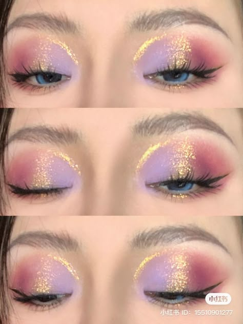 Cute Eye Makeup, Eyeshadow Ideas, Smink Inspiration, Eye Makeup Pictures, Fun Makeup, Ethereal Makeup, Makijaż Smokey Eye, Colorful Eye Makeup, Eye Makeup Designs