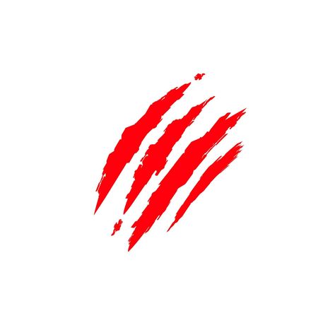 claw scratch vector isolated on a white background. Red claw mark symbol for web and mobile apps. Vector illustration Clothing Logos, Claw Marks, The Claw, Clothing Logo, Cityscape Photos, Custom Illustration, Photo Template, Custom Branding, Background Banner