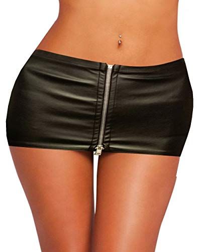 Style Plus Women Faux Leather Look JUST 10 INCHES Micro Mini Skirt Size 6 to 20 Style Plus Micro Mini Skirts, Fitted Skirts, Micro Miniskirt, Pu Leather Skirt, Micro Mini Skirt, Leather Skirts, Waist Measurement, Faux Leather Skirt, Sew In