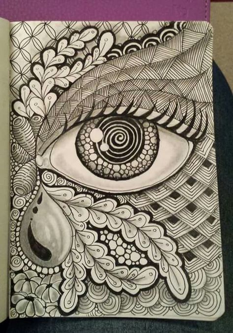 Art Competitions Ideas, Drawing Ideas For Art Competition, Eyes Mandala Art, Zendoodle Art Ideas, Zendoodle Art Inspiration, Eye Doodle Art, Eye Zentangle, Art Competition Ideas Creative, Art Ideas For Adults