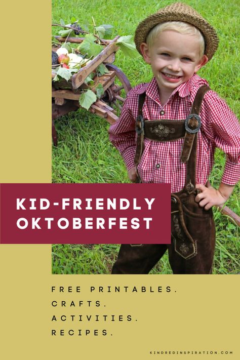 Free printable pack, crafts, activities, and recipes for a kid-friendly Oktoberfest.  Activities geared toward toddler, preschool, kindergarten, and elementary school age children.  Make pretzels and decorate gingerbread hearts with free play dough mats.  Cut and paste a cuckoo clock.  Identify patterns and sizes. Octoberfest Arts And Crafts, Germany Activities For Preschool, Oktoberfest Kids Activities, Oktoberfest Games For Kids, Cuckoo Clock Craft For Kids, German Activities For Kids, German Crafts For Kids, Family Oktoberfest, Oktoberfest Kids Party