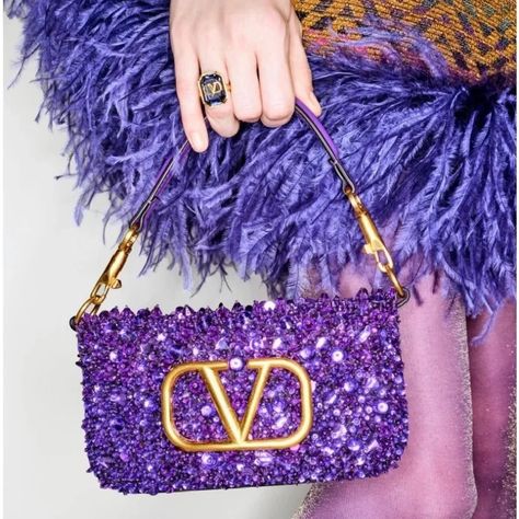 Valentino Bag, Embroidered Handbag, Valentino Bags, Valentino Garavani, Order Now, Luxury Bags, Buy Now, Leather Bag, Swarovski Crystals