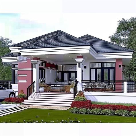 Cheap House Plans, Cottage House Designs, Bloxburg House Ideas Aesthetic, Fall Bloxburg, Cornice Design, Nice House, Pop Ceiling Design, Townhouse Designs, Building House Plans Designs