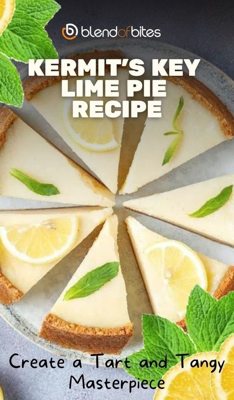 Kermit's Key West Lime Shoppe, an iconic business venture of Key West, is enjoying national and global fame. Their pie, one of the most sought-after of Kermit's merchandise, brings all the goodness of a sweet-sour combo. One of the most distinctive features of the pie is that despite its powerful ingredients, the outcome is very balanced. Kermit's pie is a mouth-pleaser, offering sweet, sour, crunchy, and creamy together in one bite. Kermits Key Lime Pie Recipe, Key West Key Lime Pie Recipe, Key Lime Pie Recipe, Lime Pie Recipe, Keylime Pie Recipe, Key Lime Juice, Lime Pie, Key Lime Pie, Business Venture