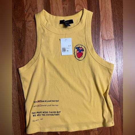 Yellow Tank Top Wms 1x Yellow Tank, Yellow Tank Top, Forever 21 Tops, Forever 21, Tank Top, Tank Tops, Yellow, Women Shopping, Quick Saves