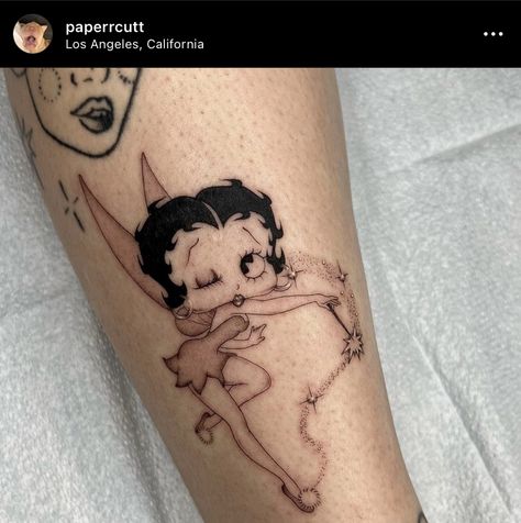 Betty Boop Tattoo, Aphrodite Tattoo, Betty Boop Tattoos, Pretty Tattoos For Women, Pin Up Tattoos, Stylist Tattoos, Cute Tattoos For Women, Badass Tattoos, Discreet Tattoos