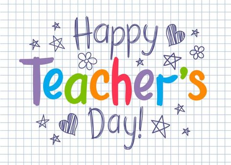 Happy Teacher's Day Images, Sarvepalli Radhakrishnan, Greeting Cards For Teachers, Happy Teachers Day Card, Dear Teacher, Teachers Day Celebration, Sketchy Style, Teachers Day Poster, Teachers Day Greetings