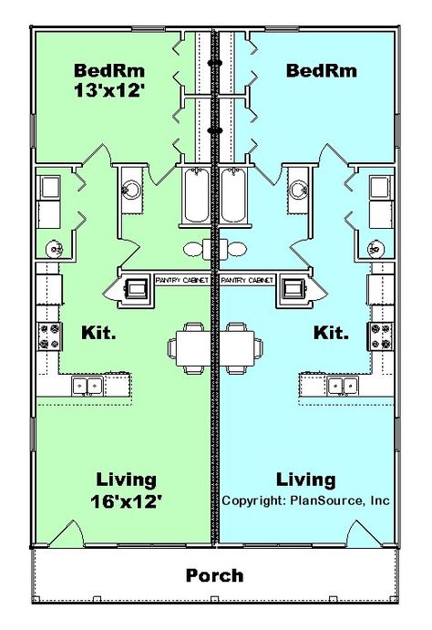 Tiny Duplex House Plans, 1 Bedroom Duplex Floor Plans, Tiny House Duplex Plans, Narrow Lot Duplex Plans, One Bedroom Triplex Floor Plans, Six Bedroom Duplex Floor Plan, Railroad Apartment Floor Plan, Owner Occupied Duplex Plans, Duplex Floor Plans