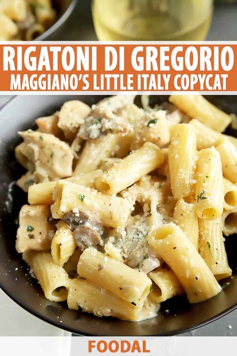 Rigatoni D, Chicken Rigatoni, Rigatoni Recipes, Recipe With Chicken, Chicken And Mushrooms, Pasta Dinner Recipes, Goulash, Delicious Chicken, Rigatoni