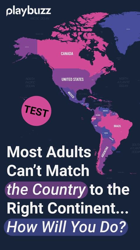 Oftentimes when we travel, we think about the country and more specifically the cities we'll be visiting! But... What about the continents?! Everyone knows the geographical location is (or should be) important as well! It's cool to look at a map or a globe and be able to point out exactly where you're headed, or, where you're located... ********** #PlaybuzQuiz Playbuzz Quiz Quizzes Quiz Trivia Smart Education Flags Country Countries History Geography Continent Quizzes For Teenagers, World Geography Map, Geography Test, Geography Quizzes, Geography Trivia, World Quiz, Map Quiz, Geography Quiz, Quiz Names