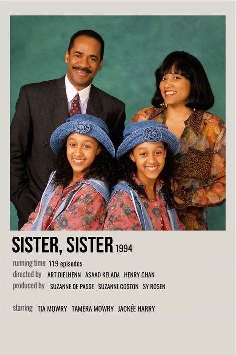 Sisters Tv Show, Sisters Movie, African American Movies, Movie Character Posters, Black Tv Shows, Iconic Movie Posters, Movie Card, Film Posters Minimalist, Sister Sister