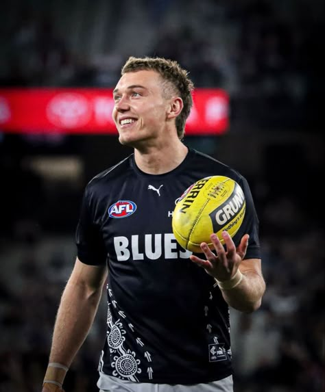 Patrick Cripps, Carlton Afl, Carlton Football Club, Carlton Blues, Basketball Pictures, Football Players, Football, Celebrities, Blue