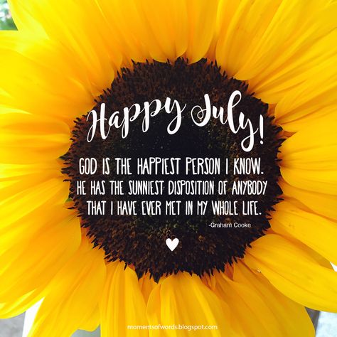 Have a blessed July!   ♥ #happyjuly #hellojuly #haveablessedmonth #july Blessed July Month, Welcome July Quotes, July Blessings, July Blessings Quotes, New Month Greetings, Happy New Month Quotes, Welcome July, New Month Wishes, April Quotes