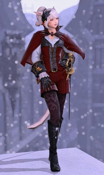 Eorzea Collection, Fantasy Battle, Patches Fashion, Your Character, Final Fantasy Xiv, Autumn Cozy, Black White Red, Jet Black, Final Fantasy