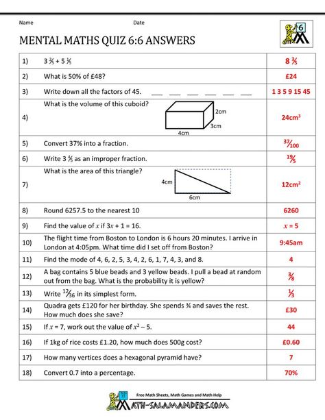 Year 6 Maths Worksheets, Worksheets For Grade 5, Grade 5 Math, Year 6 Maths, Foundation Maths, Grade 6 Math Worksheets, Math Fractions Worksheets, Printable Multiplication Worksheets, Mental Maths