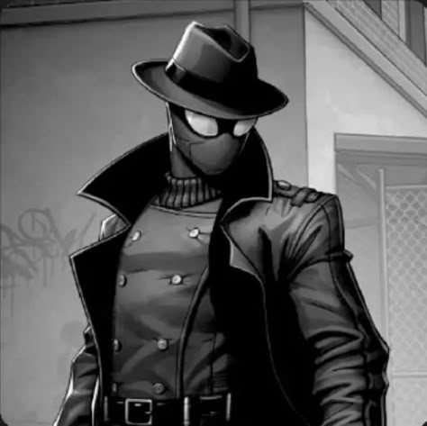 Noir Spiderman, Lightning And Thunder, Spiderman Noir, Spider Noir, Spider Man Noir, Spiderman Art, Spider Verse, Spiders, Marvel Dc