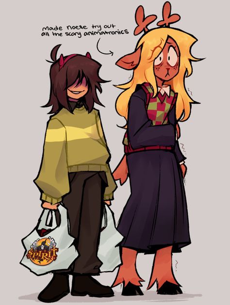 All Undertale Characters, Noelle Holiday Fanart, Deltarune Halloween, Suzie Deltarune, Kris Fanart Deltarune, Kris Deltarune Fanart, Deltarune Kris, Kris Deltarune, Halloween Travel