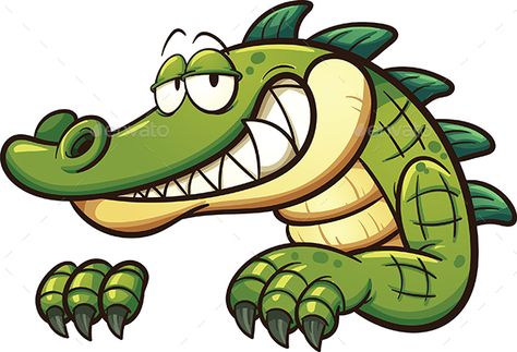 Cartoon Crocodile, Crocodile Illustration, Crocodile Cartoon, Inkscape Tutorials, Sketch Inspiration, Art Et Illustration, Crocodiles, Chalk Art, Illustration Character Design