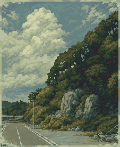 Pixel Life, Pixel Art Landscape, Piskel Art, 8 Bit Art, Pixel Art Background, Arte 8 Bits, Cool Pixel Art, Pix Art, Pixel Design