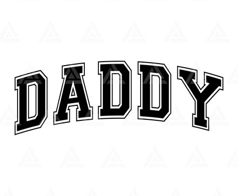 Dad Svg Free, Jersey Font, Father's Day Stickers, Papa Shirts, Hot Dads, Papa Shirt, Cricut Png, Dad Svg, Fathers Day Crafts