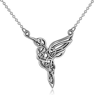 Raven Wolf, Family Pendant Necklace, Dragon Horse, Hummingbird Jewelry, Hummingbird Gifts, Hummingbird Necklace, Celtic Knot Pendant, Hummingbird Pendant, Dragon Necklace