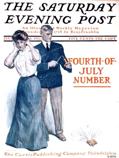 Happy Independence Day! Archives | The Saturday Evening Post Edwardian Shirtwaist, Circus Strongman, Saturday Evening Post Covers, The Saturday Evening Post, American Illustration, Saturday Evening Post, Evening Post, Antique Paper, Benjamin Franklin