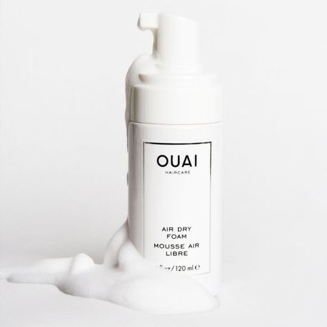 Air Dry Frizzy Hair, Air Dry Cream, Ouai Hair, Ouai Haircare, Dry Frizzy Hair, Styling Mousse, Air Dry Hair, Texturizer On Natural Hair, Styling Cream