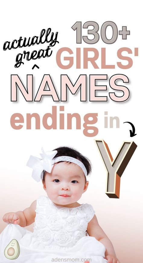 AHEAD: The Ultimate List of Girl Names Ending in Y. Over 100 baby names for girls that end with the letter Y—along with their meanings and current popularity. BABY NAMES FOR GIRLS. GIRL BABY NAMES. Girl Name Ideas Unique, List Of Girl Names, Unique Names For Girls, Name Ideas Unique, Pretty Girl Names, Name Combinations, Girl Name Ideas, First And Middle Names, List Of Girls Names