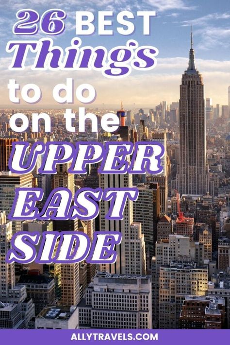 Things to do on the Upper East Side Upper East Side Nyc Things To Do, Ny Upper East Side, New York Upper East Side Apartments, Upper East Side Manhattan, Upper East Side Nyc, Upper East Side New York, Upper East Side Outfits, Upper East Side Aesthetic, Nyc Upper East Side