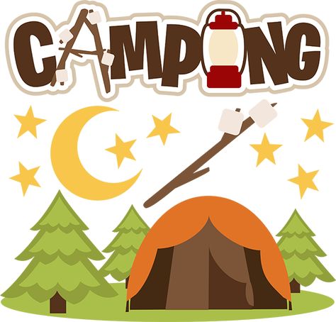 Camping SVG camping svg file for scrapbooking free svg files Camping Clip Art, Camping Theme Preschool, Camping Classroom, Camping Clipart, Scrapbook Die Cuts, Camping Set, Art Svg, Free Camping, Camping Theme